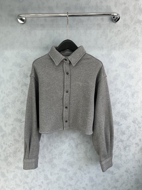 Alexander Wang Classic Embroidered Loose - Fit Fleece Hoodie