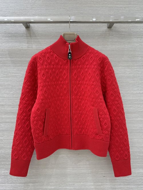 Louis Vuitton Adorable Style Exclusively Launched Embroidered Four - Leaf Clover Baseball Jacket