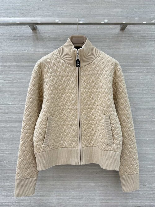 Louis Vuitton Adorable Style Exclusively Launched Embroidered Four - Leaf Clover Baseball Jacket