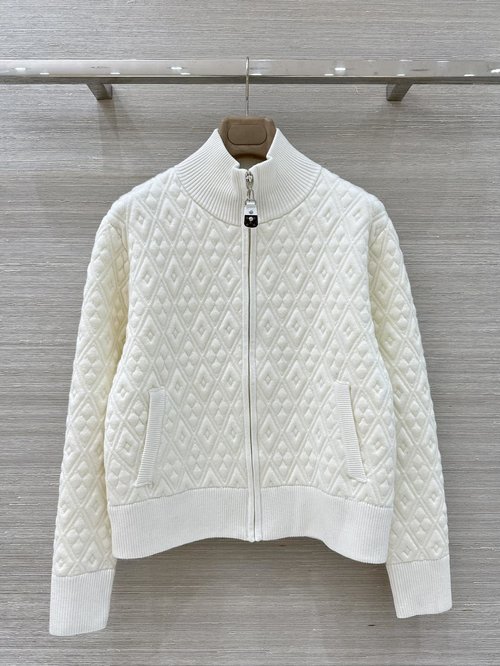 Louis Vuitton Adorable Style Exclusively Launched Embroidered Four - Leaf Clover Baseball Jacket