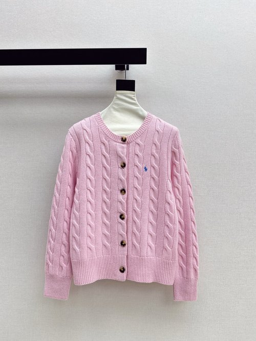 Polo Ralph Lauren Classic American-Style Cable-Knit Cashmere Cardigan