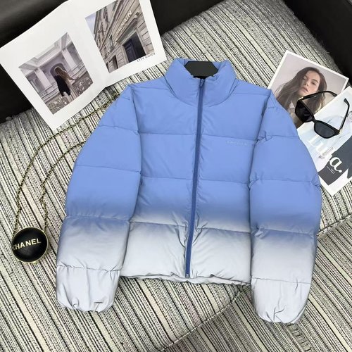 Moncler Reflective Down-Filled Short Coat with Practical Pockets