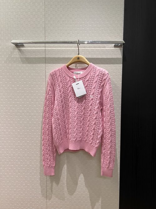 Dior Knit Sweater with Embroidered Logo