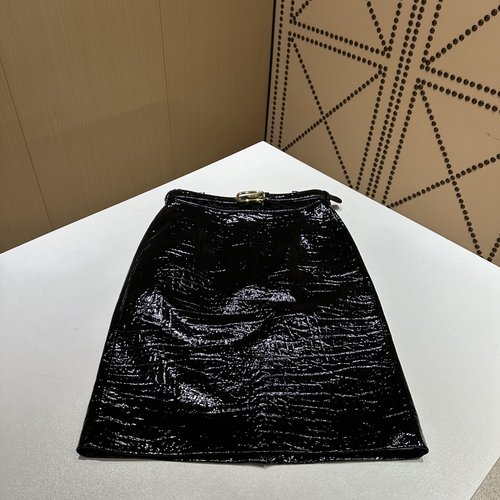 Gucci Leather Skirt with Custom South African Leather