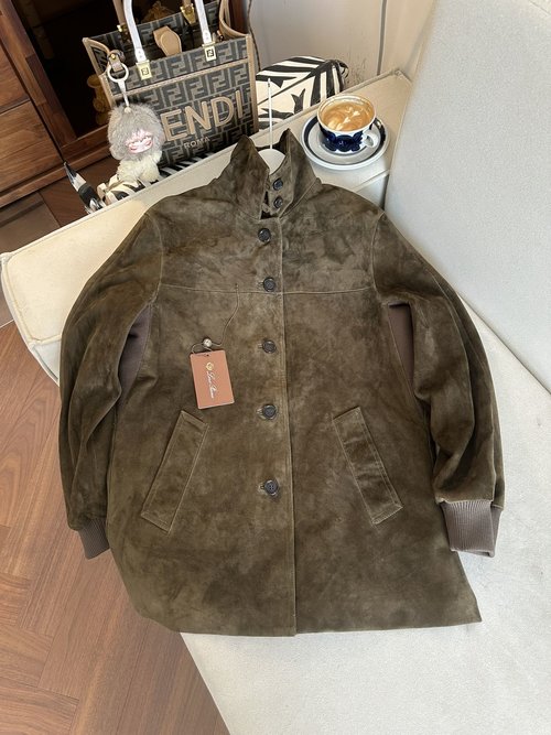 Loro Piana Top-Quality Italian Imported Goat Suede Leather