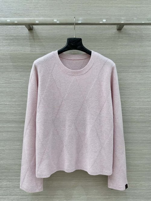 Max Mara High - End Knit Top with Hollow Cuffs