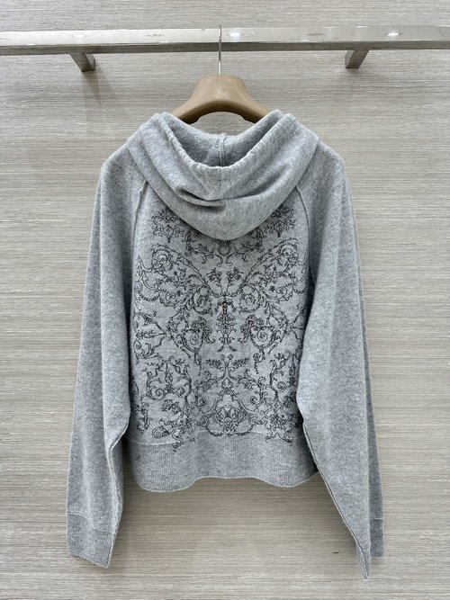 Dior Limited Secret Garden Embroidered Cashmere Coat