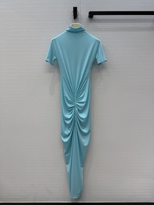 Alaia New Exclusive Ruffled Collar Short - Sleeve Dress for Grace