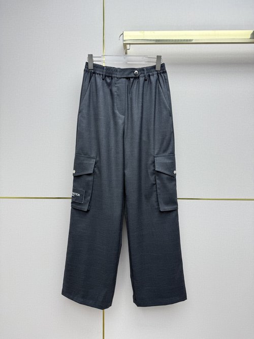 Louis Vuitton Early Spring Work Pants: Elastic Waist, High Style