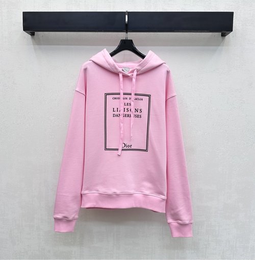 Dior Imported Cotton Hoodie with Box Logo