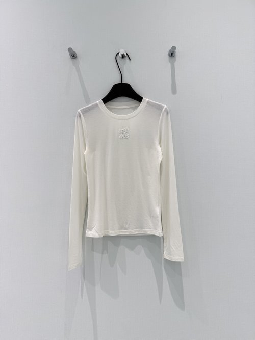 Loewe Embroidered Tencel Long-Sleeve Base Layer