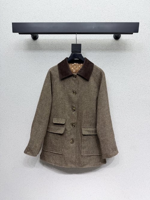 Louis Vuitton Wool Blend Suit Jacket for Daily Wear