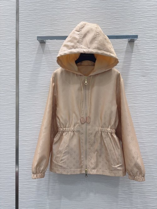 Louis Vuitton Hooded Workwear Windbreaker with Premium Fabric