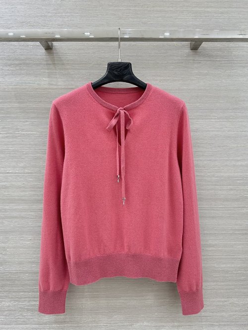 Dior Exclusive Release: Early Spring Pure Cashmere Top with Ties