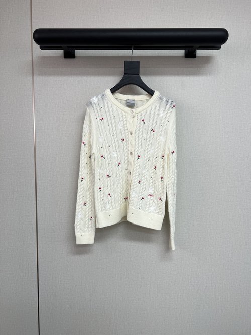 Dior Classic Reversible Wool Skirt in Timeless Navy and Gray