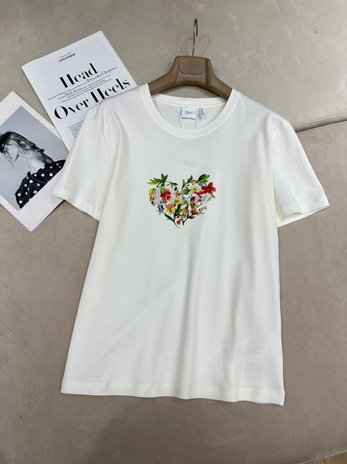 Dior Dreamy Love Garden Print T-Shirt