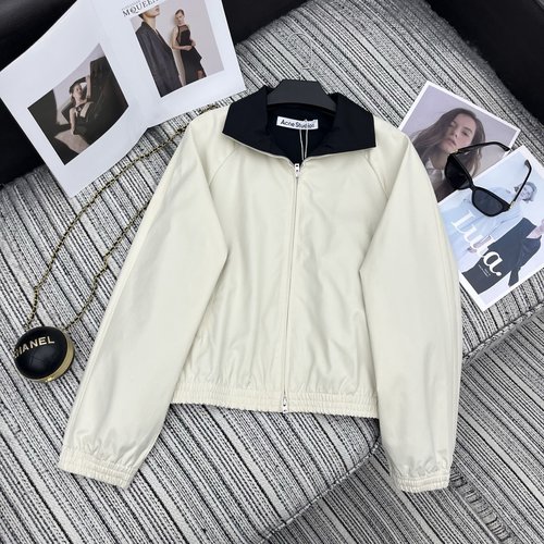 Dior Zipper Casual Coat with High - end Details