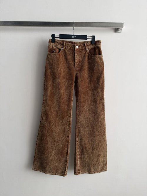 Prada Corduroy Pants with Thick Soft Fabric