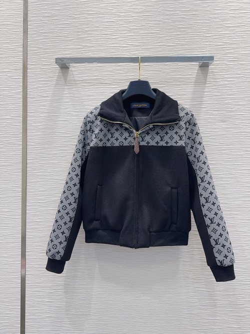 Louis Vuitton New Style Coat with Textured Material and Details