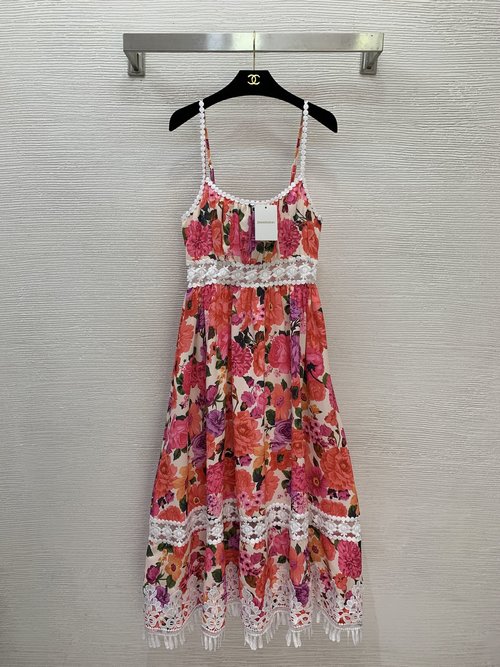 Zimmermann Vacation Style Waist - nipped Sundress with Lace