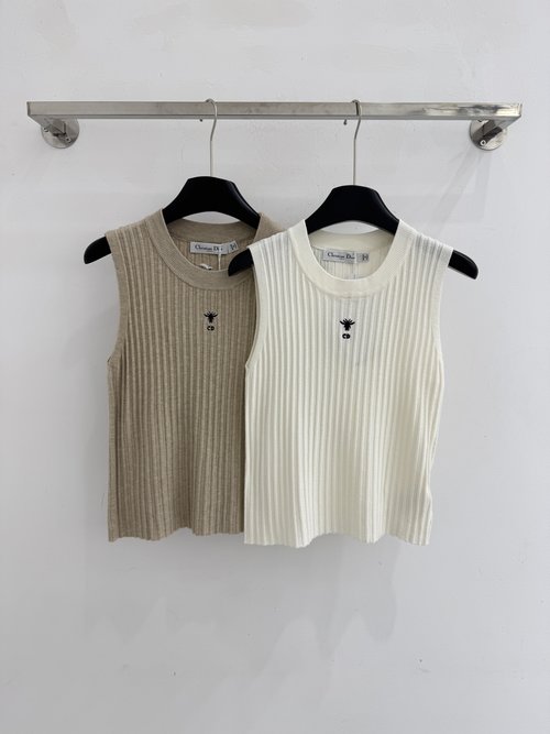 Dior Soft and Comfortable Versatile V-neck Knit Vest