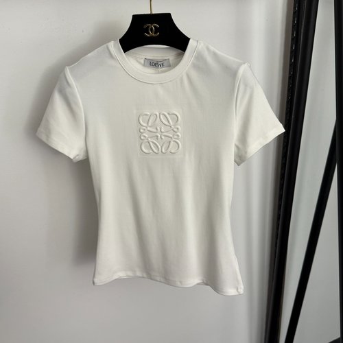 Loewe 3D Logo Jacquard Slim - Fit Short - Sleeve T - Shirt