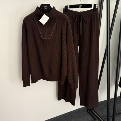 Loewe Knit Set with Bead Chain Decoration in Multiple Colors