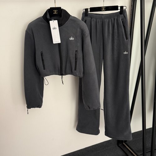 Loewe Warm Fleece Sports Set with Letter Print