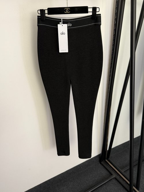 Loewe Letter Webbing Skinny Jeans with Elastic Waist