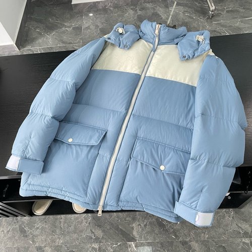 Gucci High-Density Nylon Waterproof Hooded Down Jacket