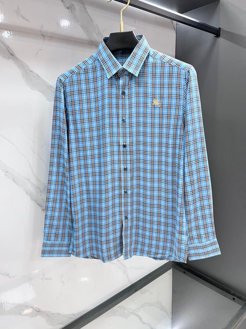 Burberry High-quality Checked Shirt with Abrasion Resistance