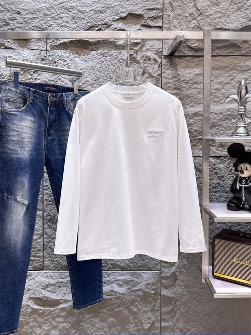 Dior High - quality Long - sleeve T - shirt with Sorona Fabric