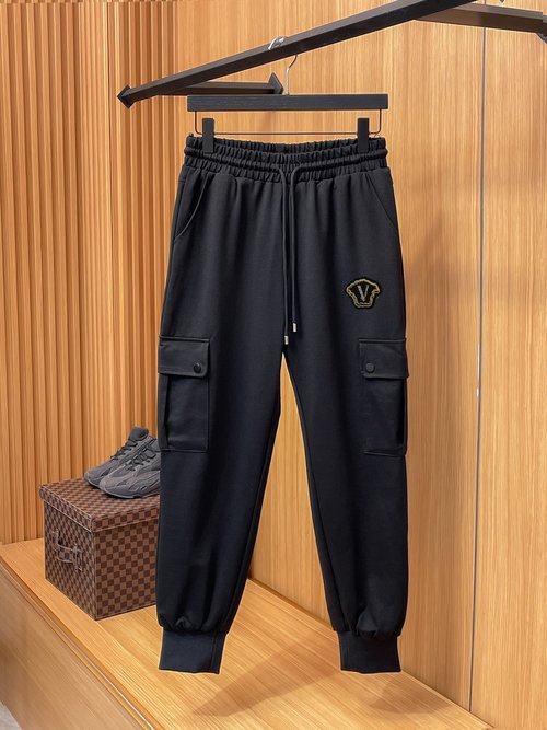 Versace Ultra Warm and Windproof Down Pants for Outdoor Activities
