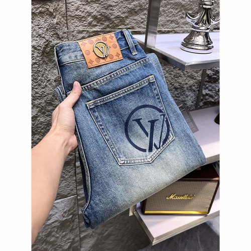 Louis Vuitton High-Elastic Jeans with Excellent Comfort