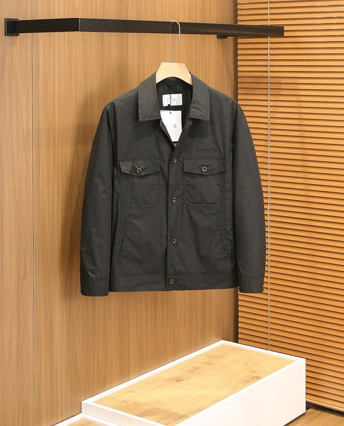 Dior Comfortable Printed Jackets in Black & Khaki