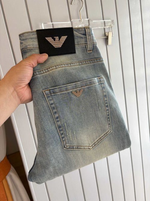 Armani Premium Jeans with Soft Handfeel and Good Fit
