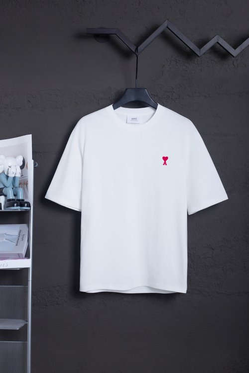 Ami Heavyweight Double Yarn Cotton Short Sleeve Shirt