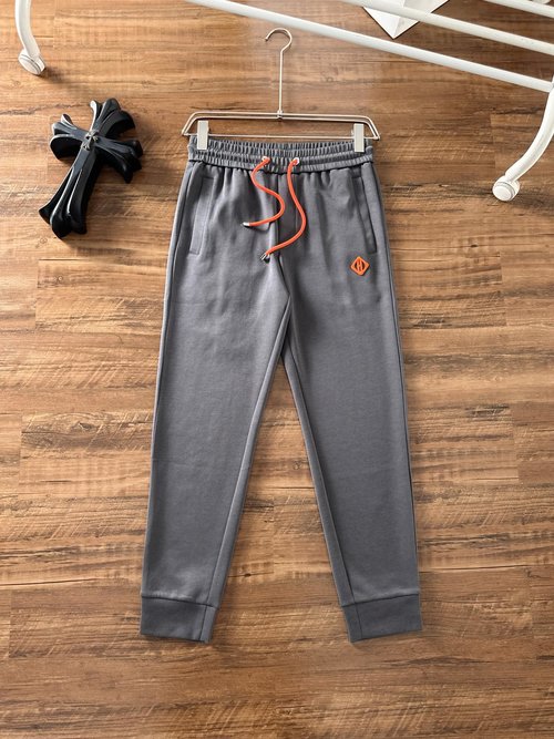 Hermes Casual Pants with Ultra-Smooth Fabric for Comfort
