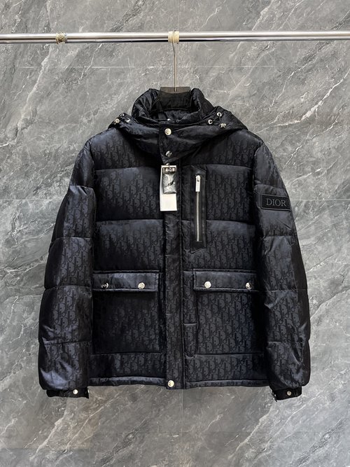 Dior Premium Down Jacket with 90% Down, Colorful Design