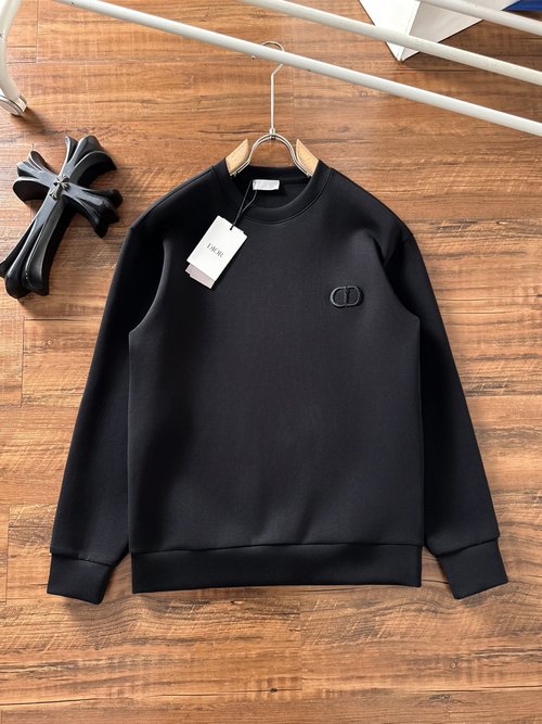 Dior Premium Space Cotton Crewneck Sweatshirt with Exquisite Craftsmanship