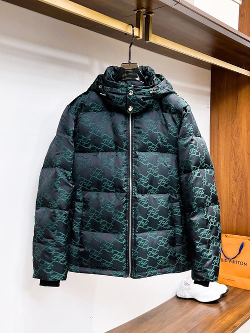 Fendi Premium Down Jacket with 90% Down, Three Labels