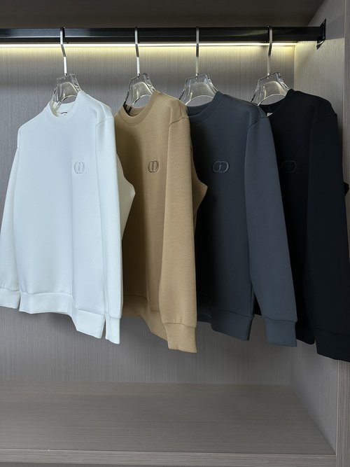 Dior Space Cotton Crew Neck Sweatshirt in Four Colors