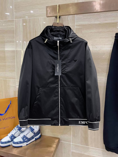 Armani Double-sided Jacket with High-quality Fabric