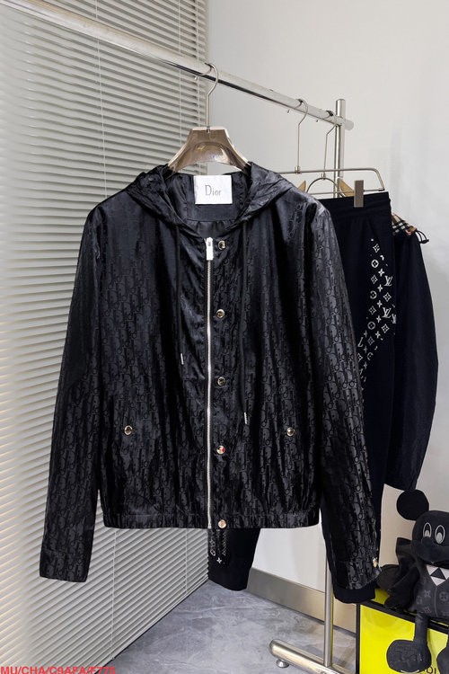 Dior Official-style Jacket Crafted from Premium Fabric with Excellent Fit