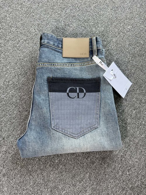 Dior Customized Stretch Jeans with Perfect Wash