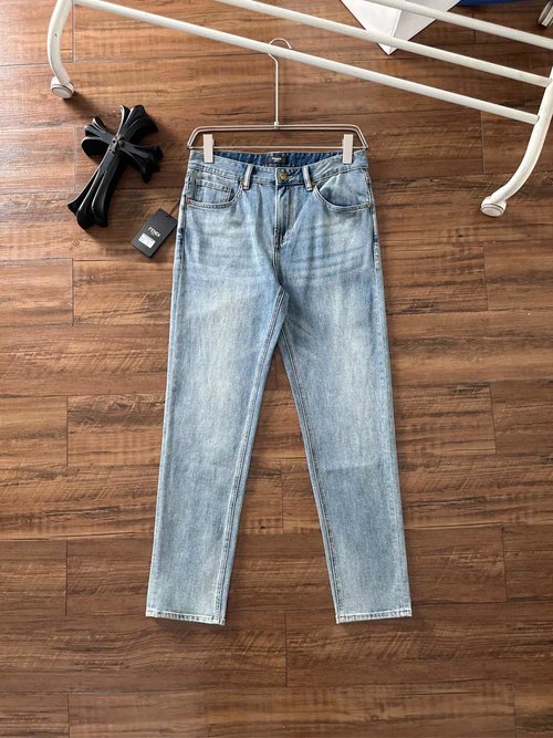 Fendi High-Quality Cotton Jeans Suitable for All Occasions