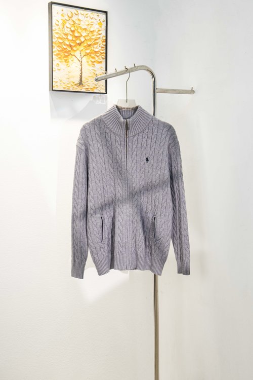 Polo Ralph Lauren Four-color Zippered Jacket with Premium Accessories