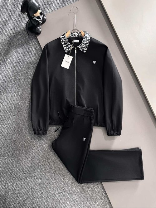 Dior Luxury Stitched Multi-zippered Pocketed Suit