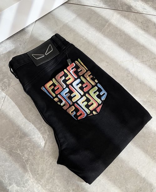 Dior Premium Jeans with Signature Logo and Soft Denim