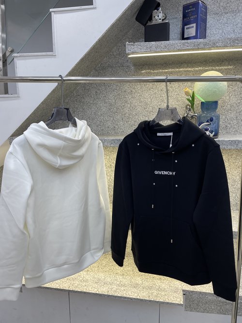 Givenchy Comfortable Pure Cotton Hoodie Featuring Icon Embroidery